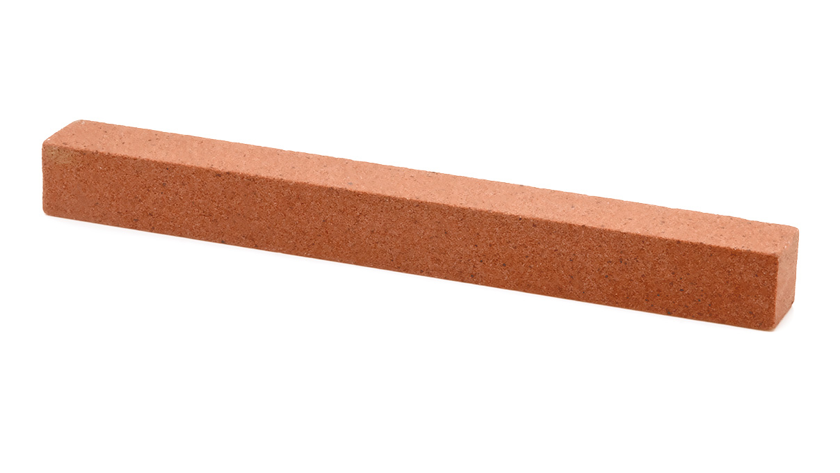 India pierre d'aiguisage, Carrée, 10 x 10 mm, Fin, Longueur 100 mm