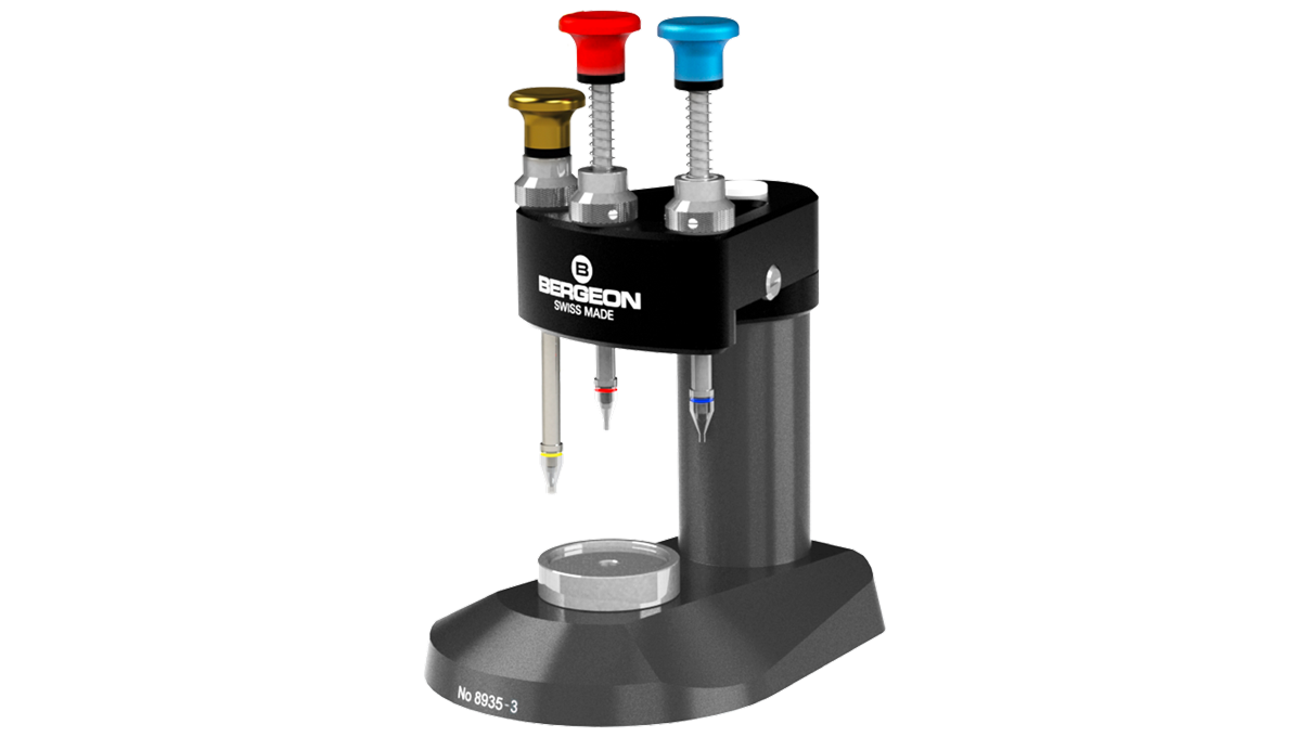 Bergeon 8935-3, potence pour poser les aiguilles avec 3 broches