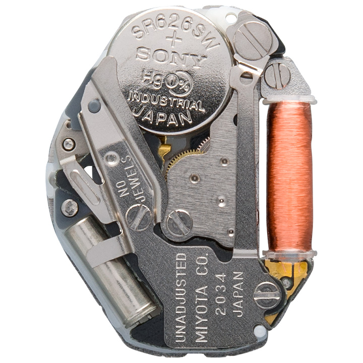 Mvt. Miyota 2034 6 3/4 x 8''' SC DISC SECOND Quartz (377 | SR626SW)