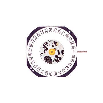 Mvt. SHI VX42E2 11 1/2 ''' SC DATE3 Quartz (373) - H2