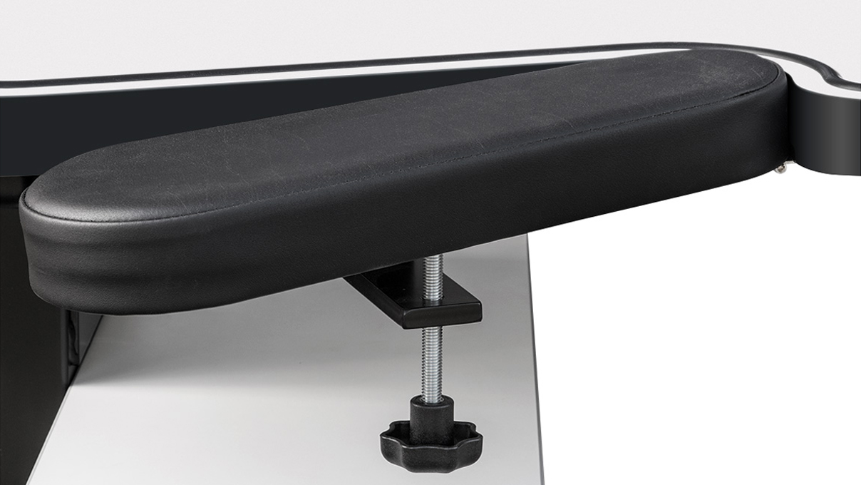 Accoudoirs cuir véritable, noirs, équipement en option pour Ergolift Evolution