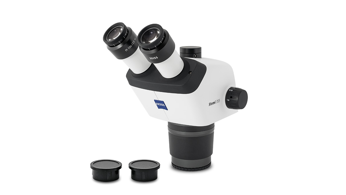 Zeiss Stemi 305 trino, corps de stéréomicroscope avec interface caméra
