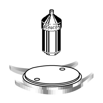 Bergeon 5338-C clé pour ouvrir les montres étanches pour boîtes à trous