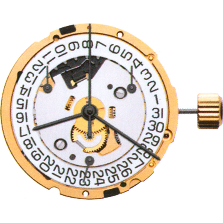 Mvt. ETA 251.474 H1 10 1/2''' DATE4, HORIZ. SC CHRONO Quartz (394 | SR936SW) - PowerDrive - ZB
