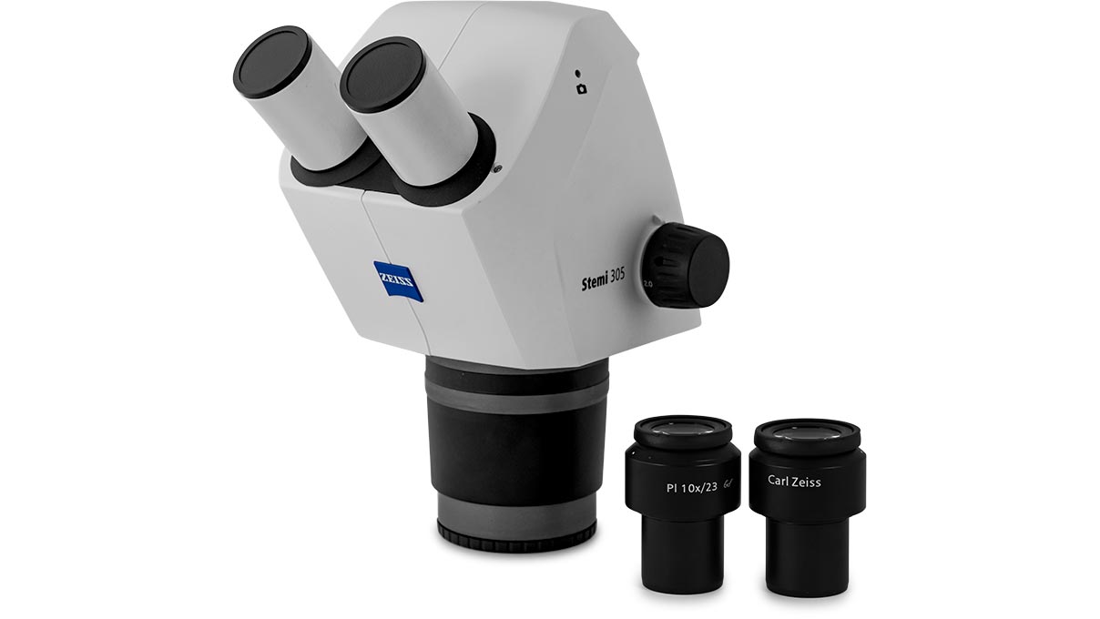 Zeiss Stemi 305 cam E, Corps de microscope avec caméra ethernet 4 mégapixels