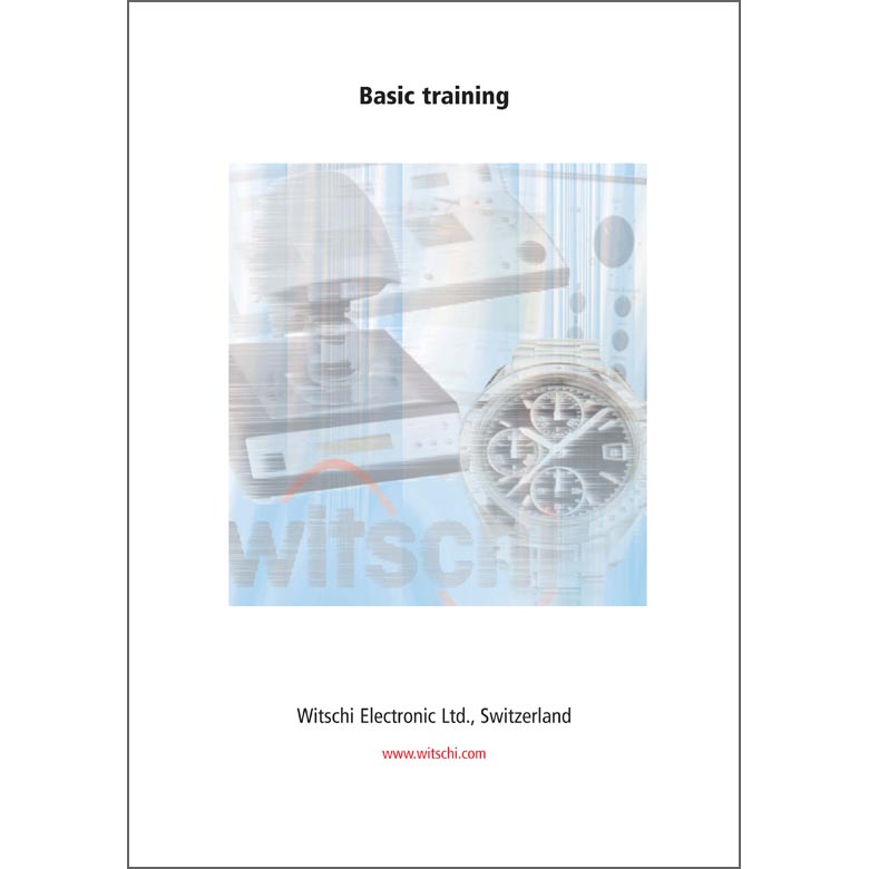 Witschi Basic Course Watch Measurement and Failure Analysis, Version linguistique : Anglais
