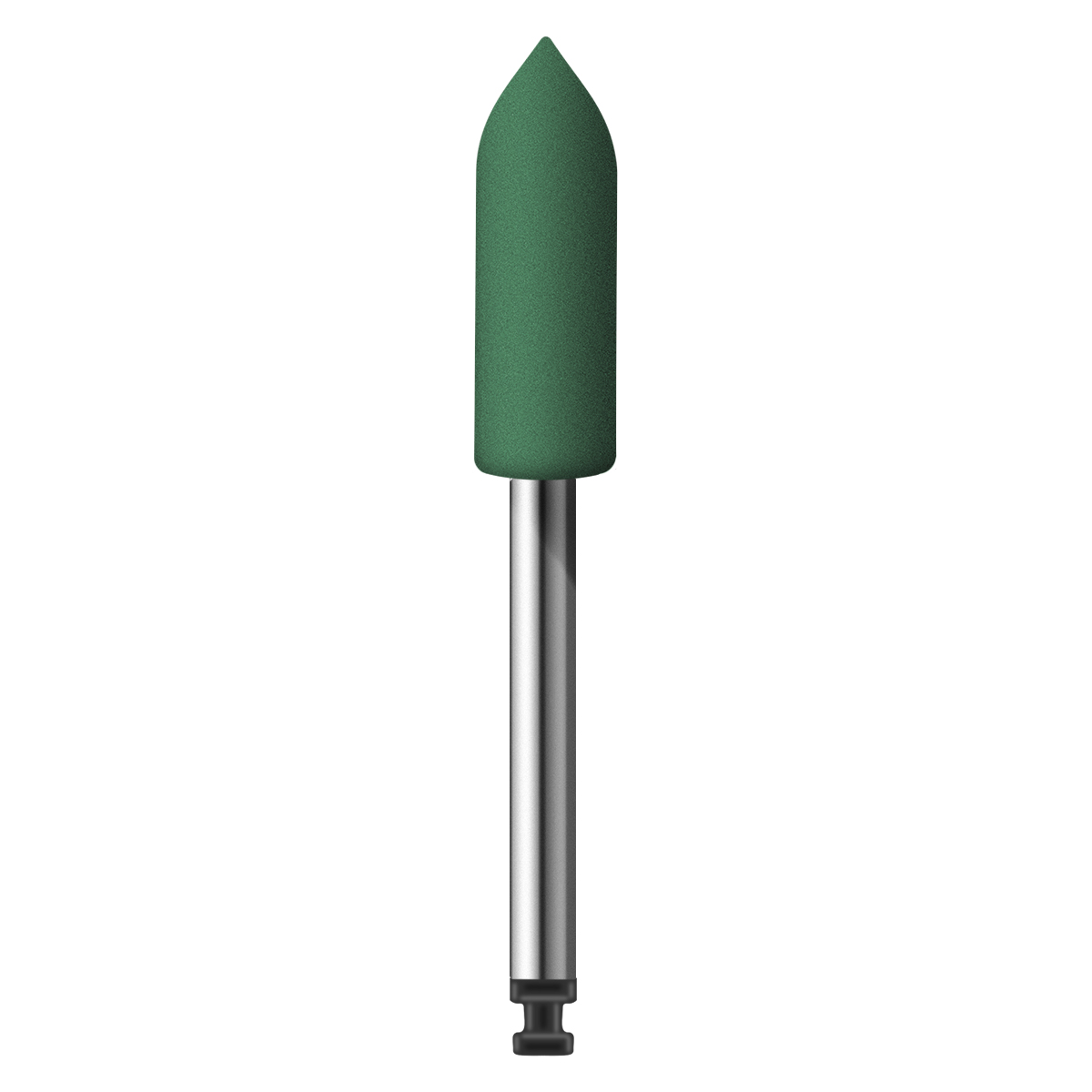 Polissoir Alphaflex 0131RA, vert, cylindre
pointu Ø 5 x 14 mm, lustrage