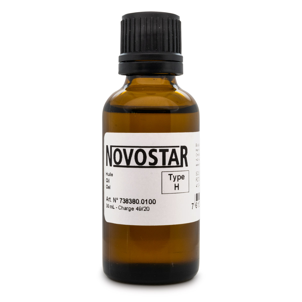 Novostar huile type H, pour barillet et mécanique de précision, 30 ml
