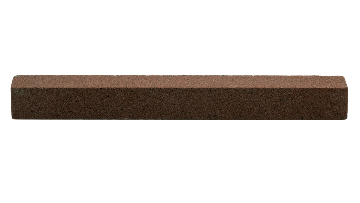 India pierre d'aiguisage, Carrée, 13 x 13 mm, Moyen, Longueur 100 mm