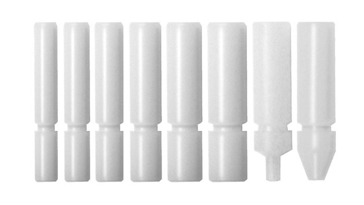 Set d' insertions Delrin pour outil à poser les aiguilles N° 201629, 8 pièces