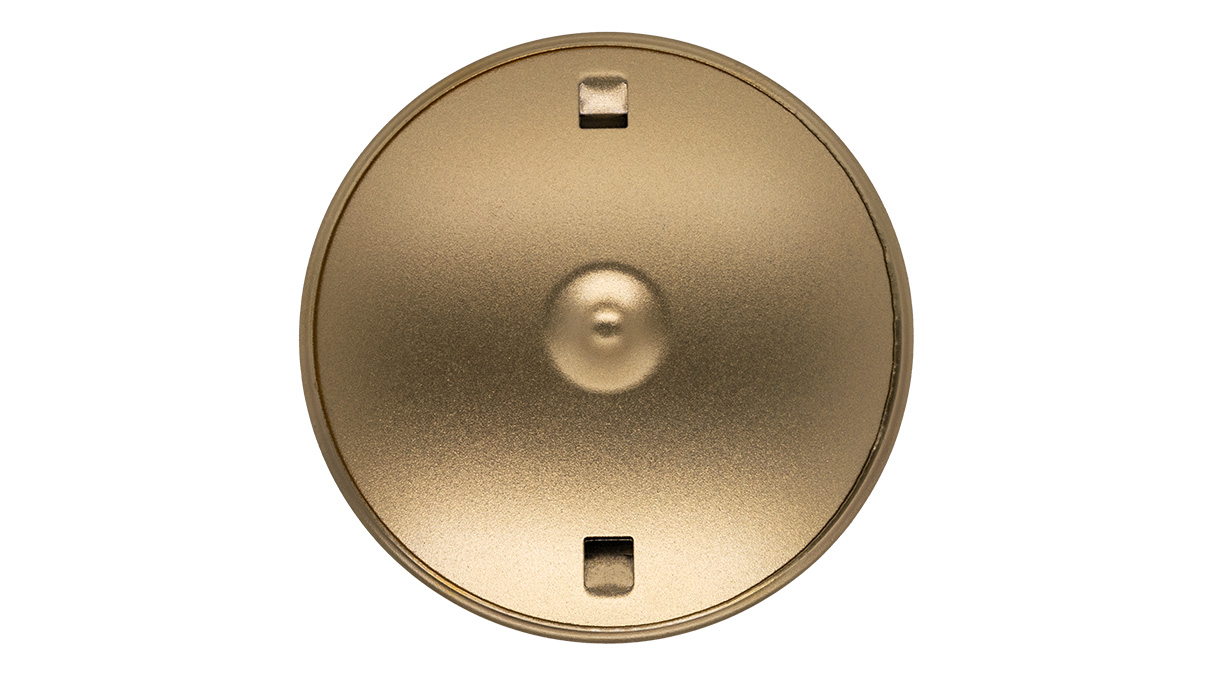 Pendule balancier, laiton brossé, Ø 70 x 355 mm