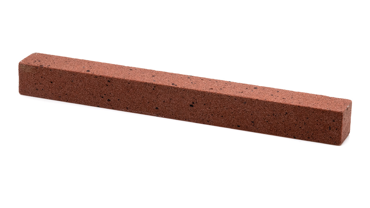 India pierre d'aiguisage, Carrée, 10 x 10 mm, Moyens, Longueur 100 mm