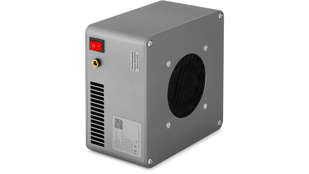 Aspiration des poussières fines pour le système laser de gravure SLC Mini