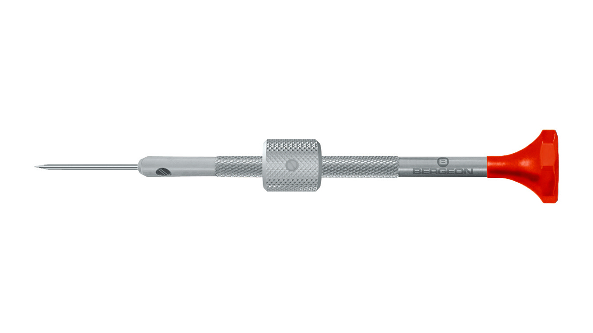 Bergeon 30081-TAM-120 Schraubendreher mit Trommel, Klinge 1,2 mm