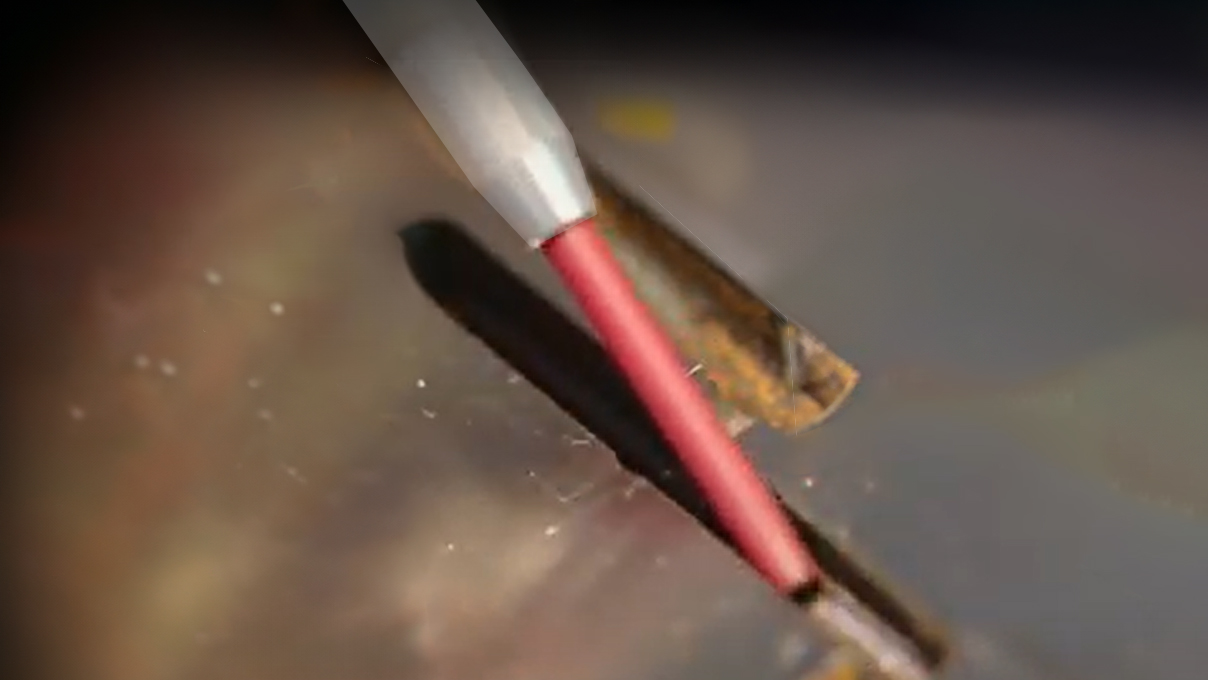 Crayons de polissage Megapol, marron, Ø 2,5 x 20 mm, souple, grain fin