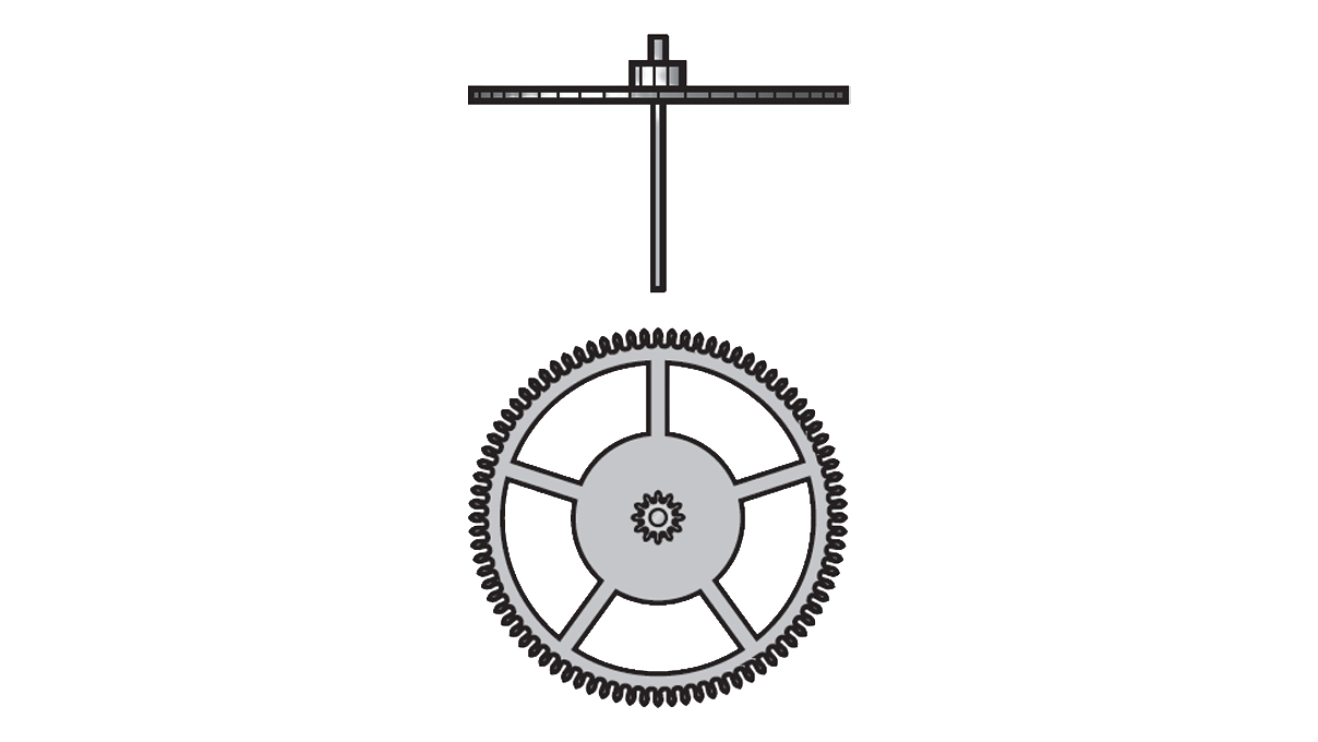 ETA00224.251265 Roue de seconde H1