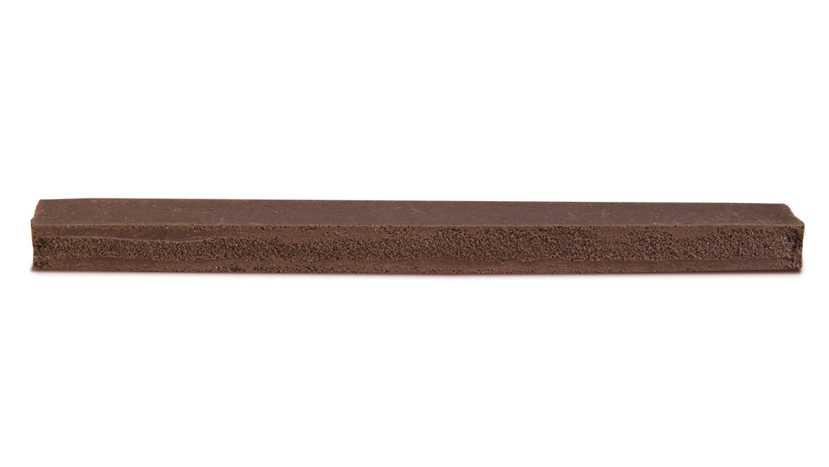 Cratex bâton de broyage, 25 x 9,5 x 150 mm, Taille du grain 120, Rectangulaire, Brun clair