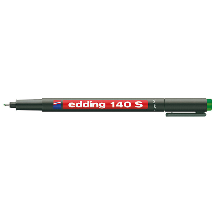 Edding 140 S, stylo permanent pour films, vert