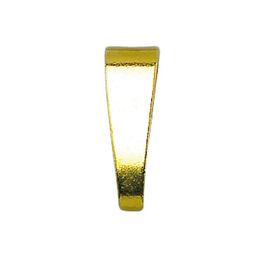Boucle de pendentif, poinçonnée, longueur 7,5 mm, 585/- or jaune