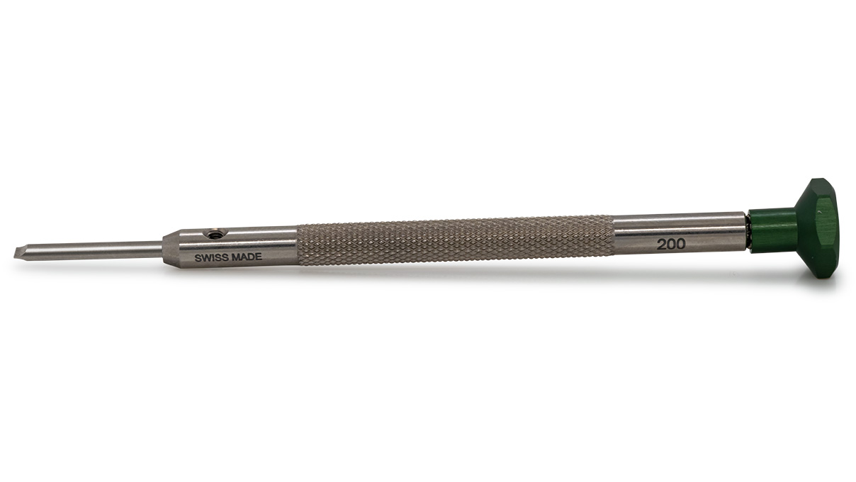 Ergo Tounevis, Fente (T), 2 mm, Vert, Acier inoxydable