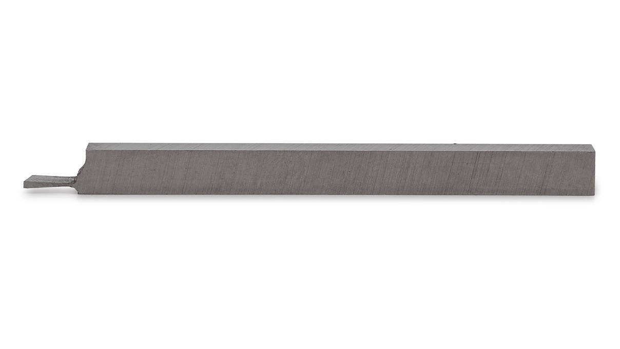 Outil à gorge en acier rapide, pour largeur de gorge jusqu’à 0,8 mm, 5 × 5 mm
