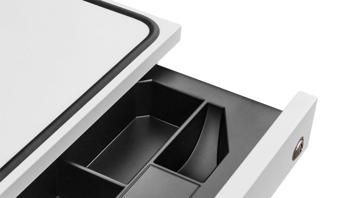Ergolift Evolution conteneur à tiroir, gris soie Ergolift Evolution conteneur à tiroir, gris soie