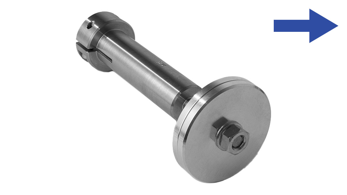 Porte-meule, Ø 8 mm, droite, pour polisseuses Polimaxx