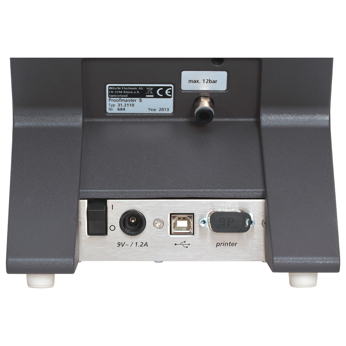 Witschi ProofMaster S Appareil de contrôle d'étanchéité incl. raccord de tuyau
