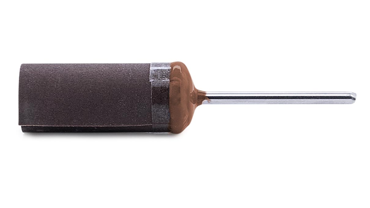 Rouleau abrasif en papier sur support, grain 1000