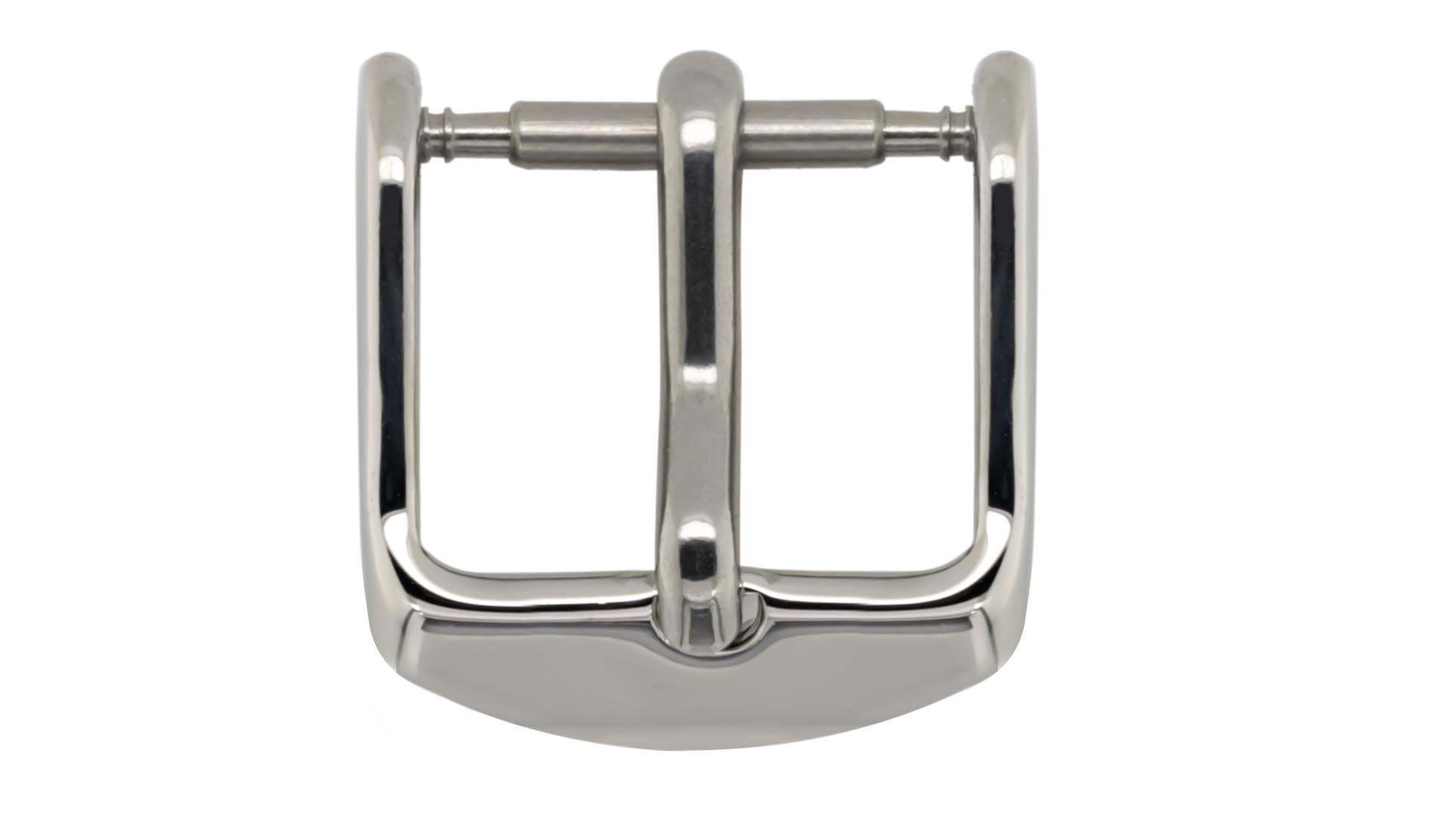 Boucle ardillon pour bracelet cuir, Classic, acier inoxydable, 10 mm