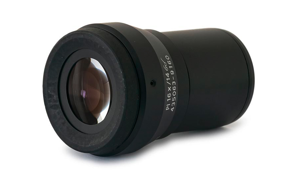 Oculaires Zeiss 16x/14 Br foc pour le stéréomicroscope Stemi, max. numéro de champ 14 mm