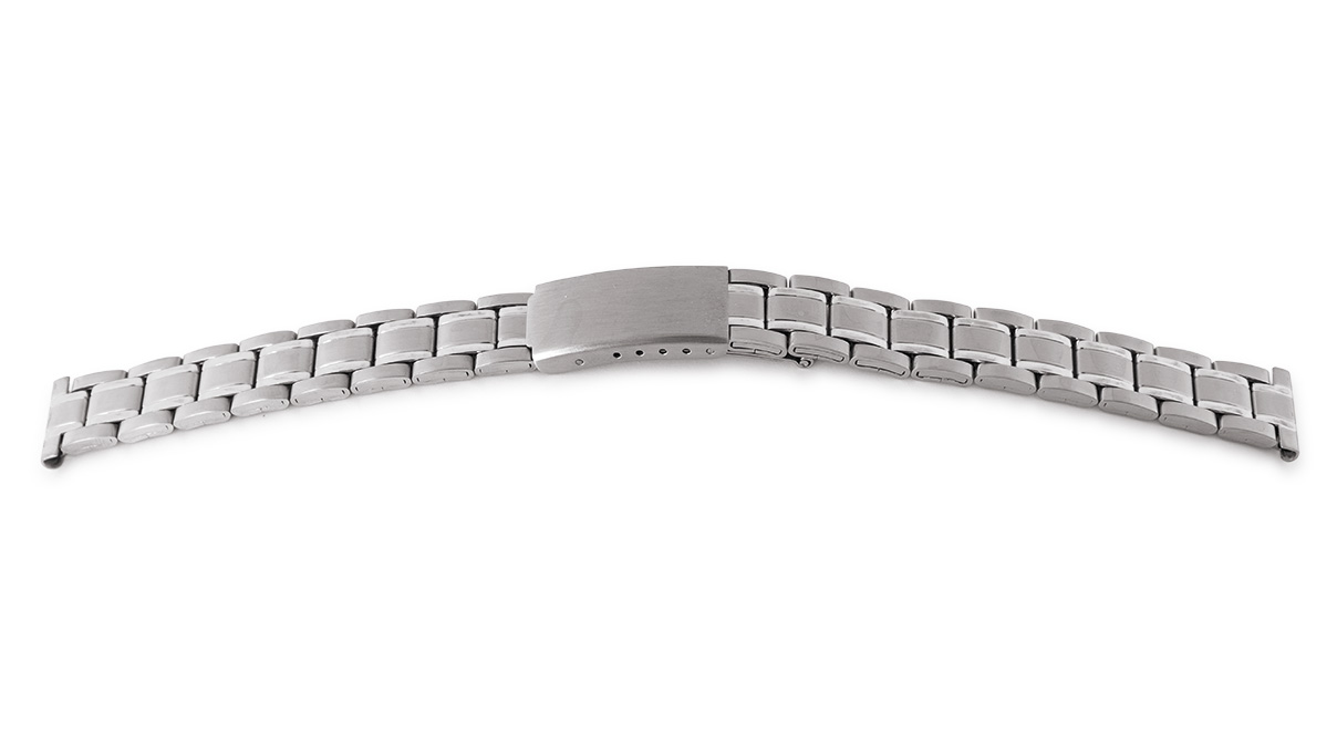 Bracelet de montre Sport, acier inoxydable, largeur 12 mm, cornes 14 mm, longueur 170 mm