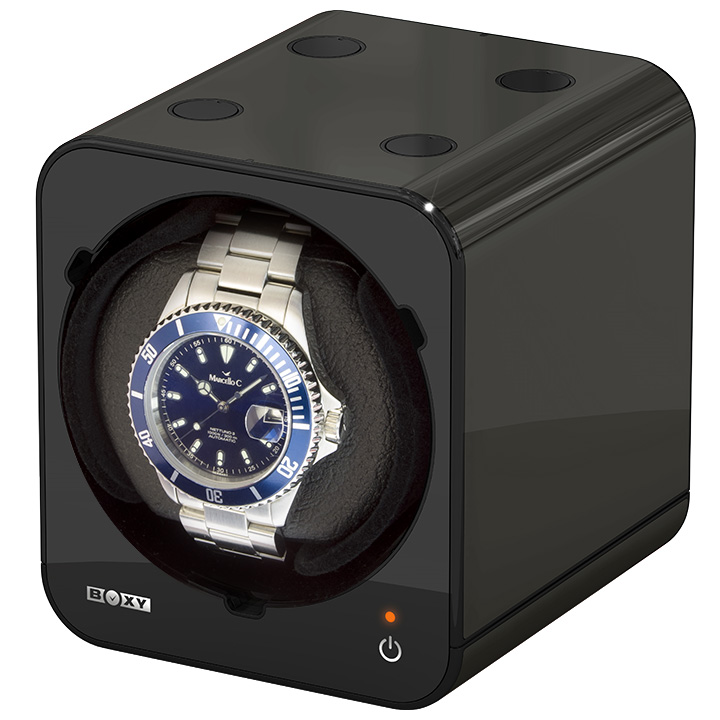 Boxy Fancy Brick remontoir pour montres, noir, sans adaptateur