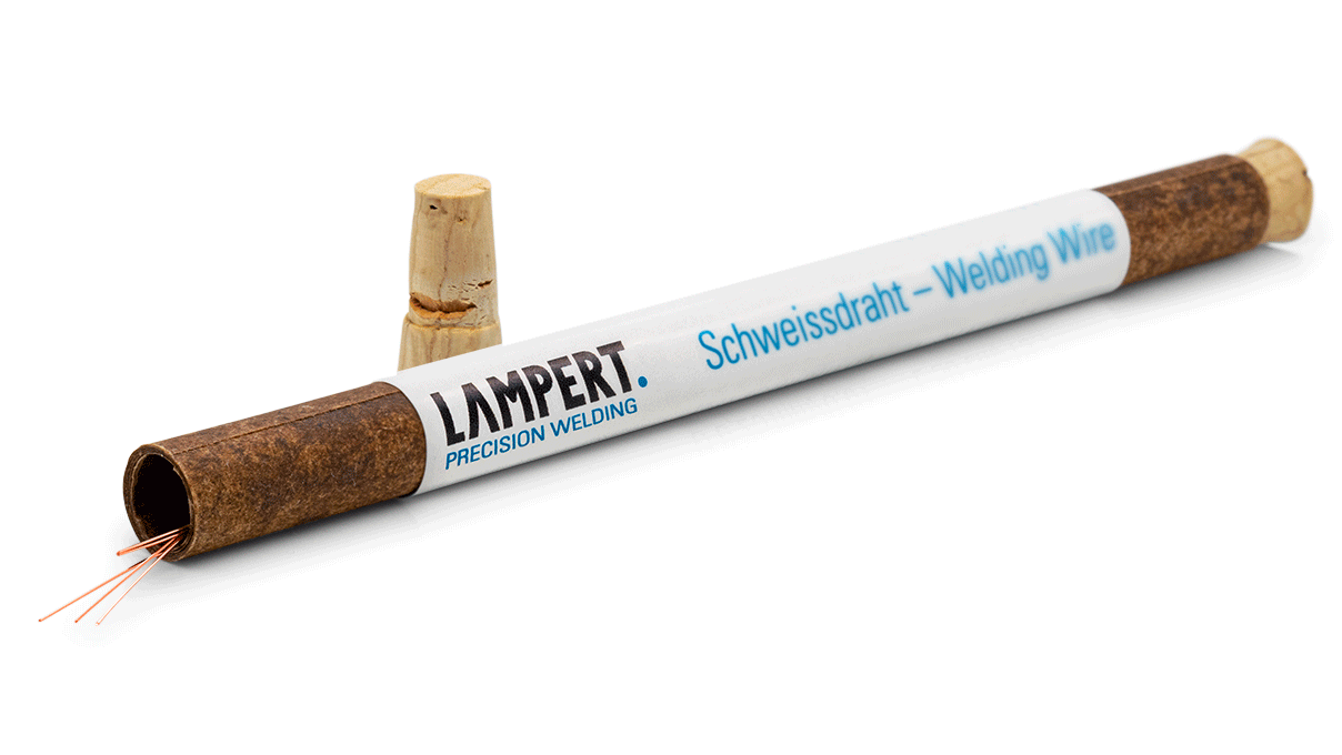 Lampert fil de soudure Au 585 Red, pour 585/- or rouge, Ø 0,45 x 100 mm, 3 pièces