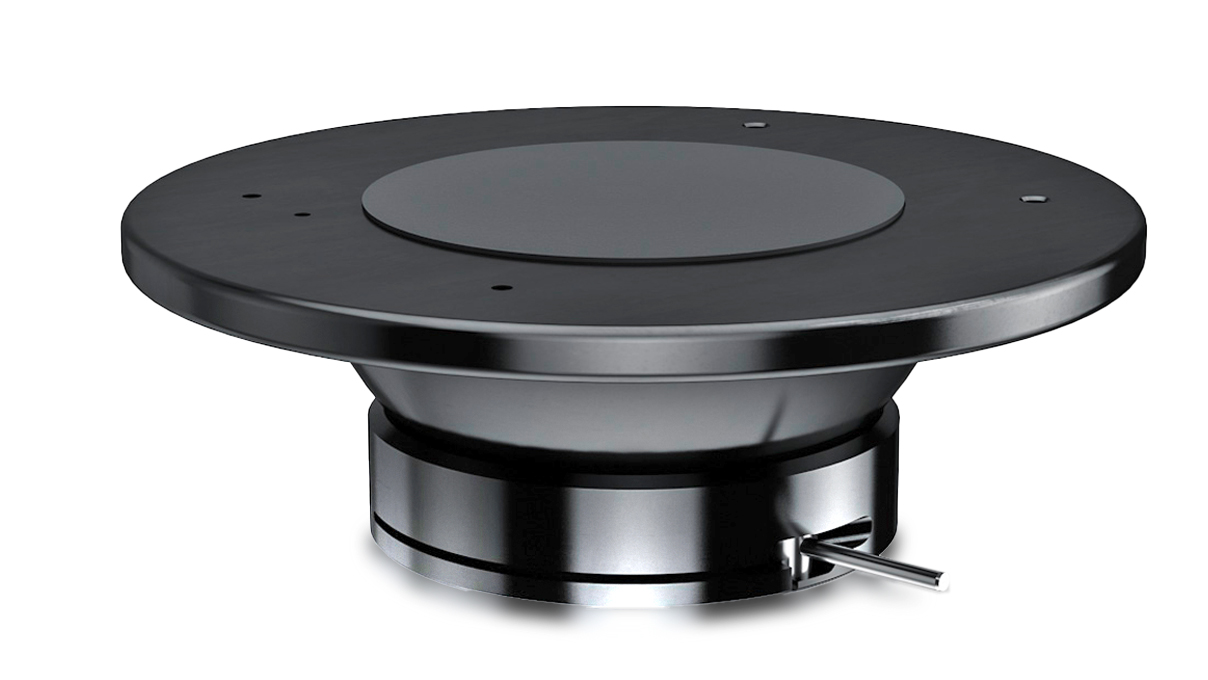 Table à rotule Zeiss +/-30°, pivotante, Ø 158 mm, incl. plateau avec revêtement adhésif Ø 84 mm et
ressorts de table pour pieds de table Zeiss