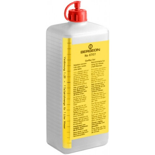 Bergeon 6707-5 concentré pour le nettoyage des bijoux par ultrasons, 5 l