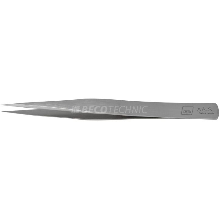 Beco Technic Brucelles forme AA, INOX, universell, fin, 130 mm