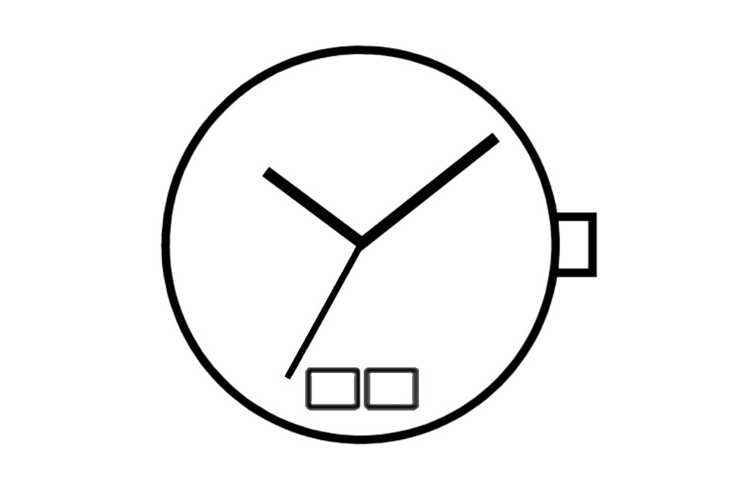 Mvt. Shiojiri (Seiko SII) VJ76 11 1/2''' DATE6 SC BIG DATE Quartz (364 | SR621SW)