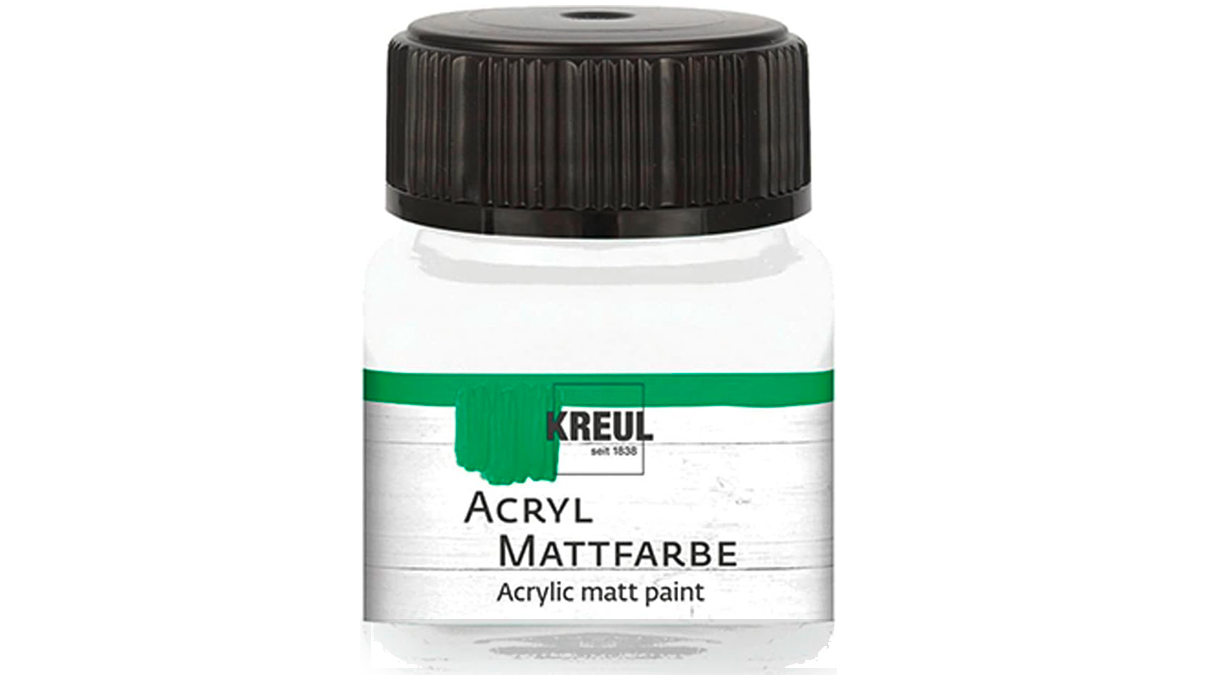 Vernis pour aiguilles, blanc mat, 20 ml