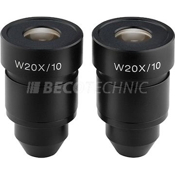 Eschenbach 334083 Oculaires grand champ pour stéréomicroscopes, 20x