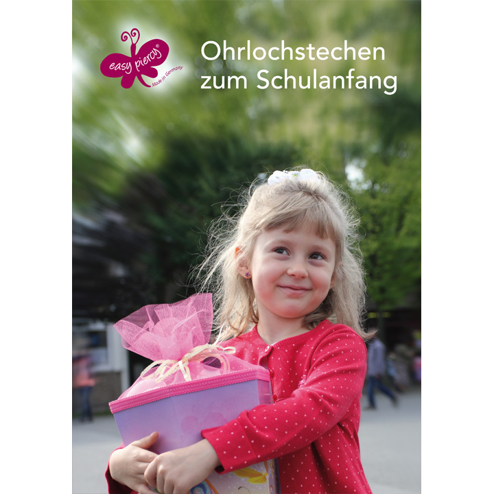 Easy Piercy présentoir de comptoir DIN A4 avec image : 1 enfant avec pochette-surprise