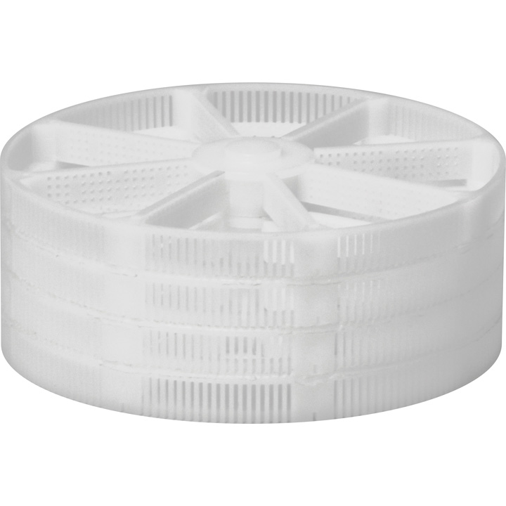 Panier en plastique, hauteur 32 mm (hauteur intérieure 30,5 mm), Ø 80 mm, avec 8 cloisons, N° 15908 pour ACS900