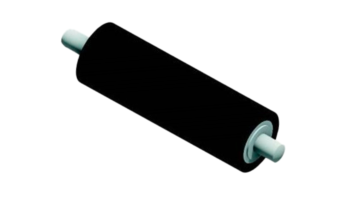 Poulie caoutchouc lisse Ø 20, Shore 80, noir, pour les machines Crevoisier