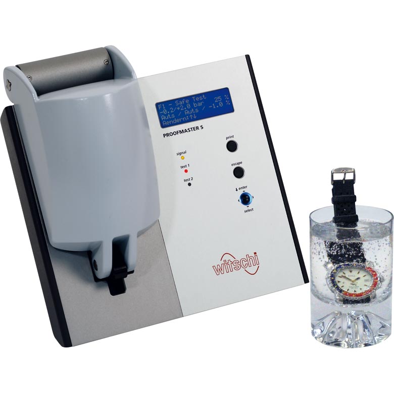 Witschi ProofMaster S Appareil de contrôle d'étanchéité incl. raccord de tuyau