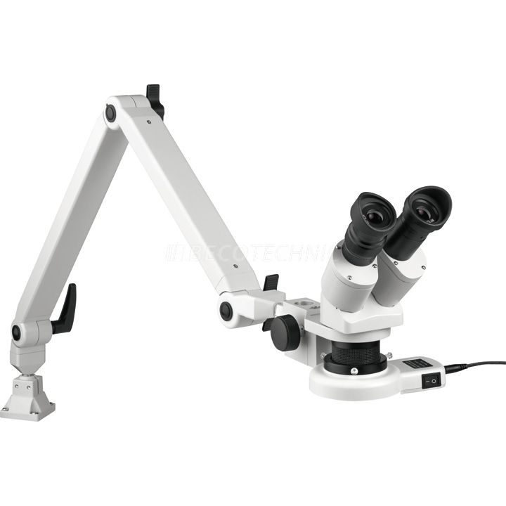 Eschenbach 33263 Stéréomicroscope, bras articulé, grossissement 10x - 20x