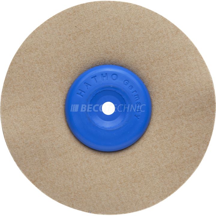Hatho disque à polir Cosima, coton, beige, Ø 100 x 12 mm, siliconé