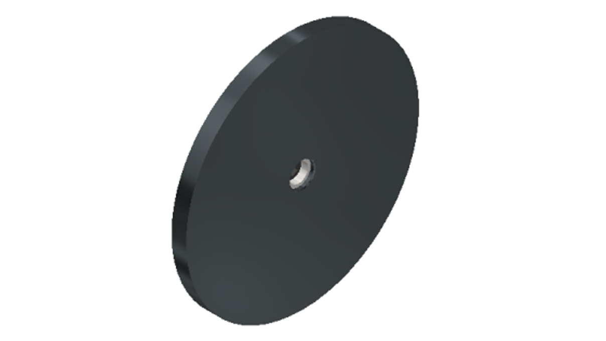 Disque plat en fonte de Ø 240, serré par une tige M8