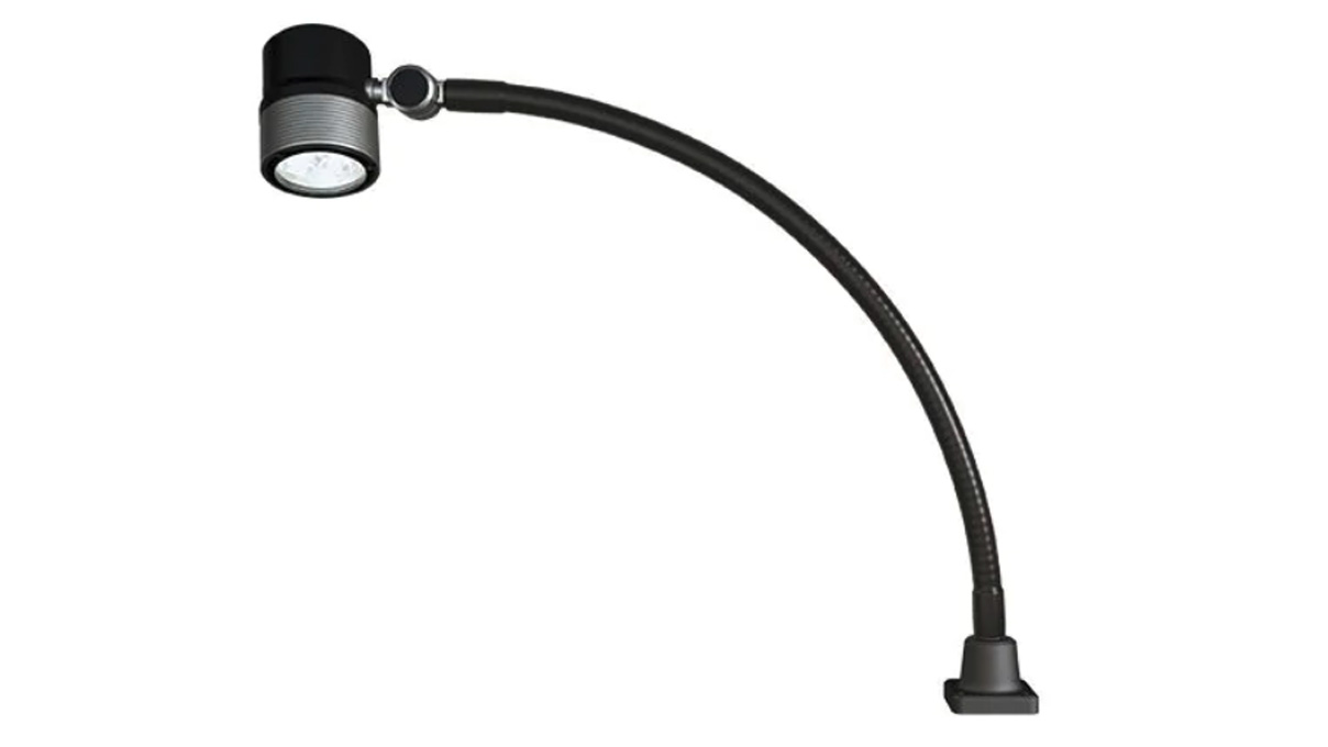 Waldmann Rocia.focus, luminaire à tube flexible, Variante CH, noir, 5000 K, angle de rayonnement 10°, 8 W