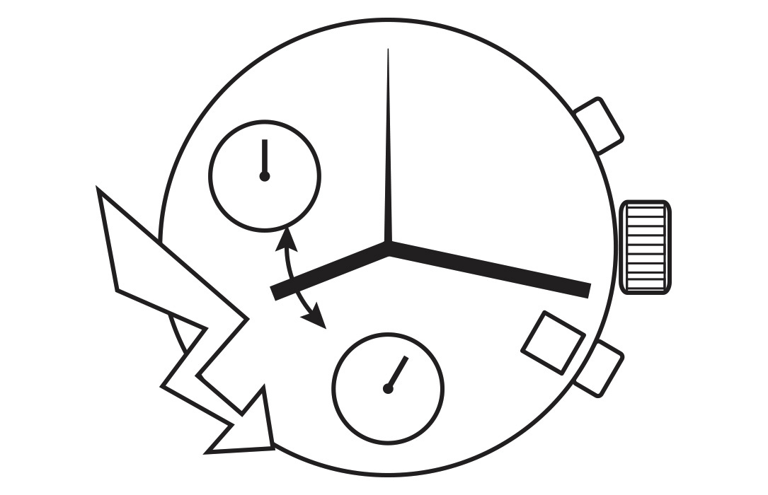 Mvt. ETA 251.474 H1 10 1/2''' DATE4 SS, ADD, SPLIT, 60SEC, 30SEC Quartz (394 | SR936SW) - HeavyDrive - XB