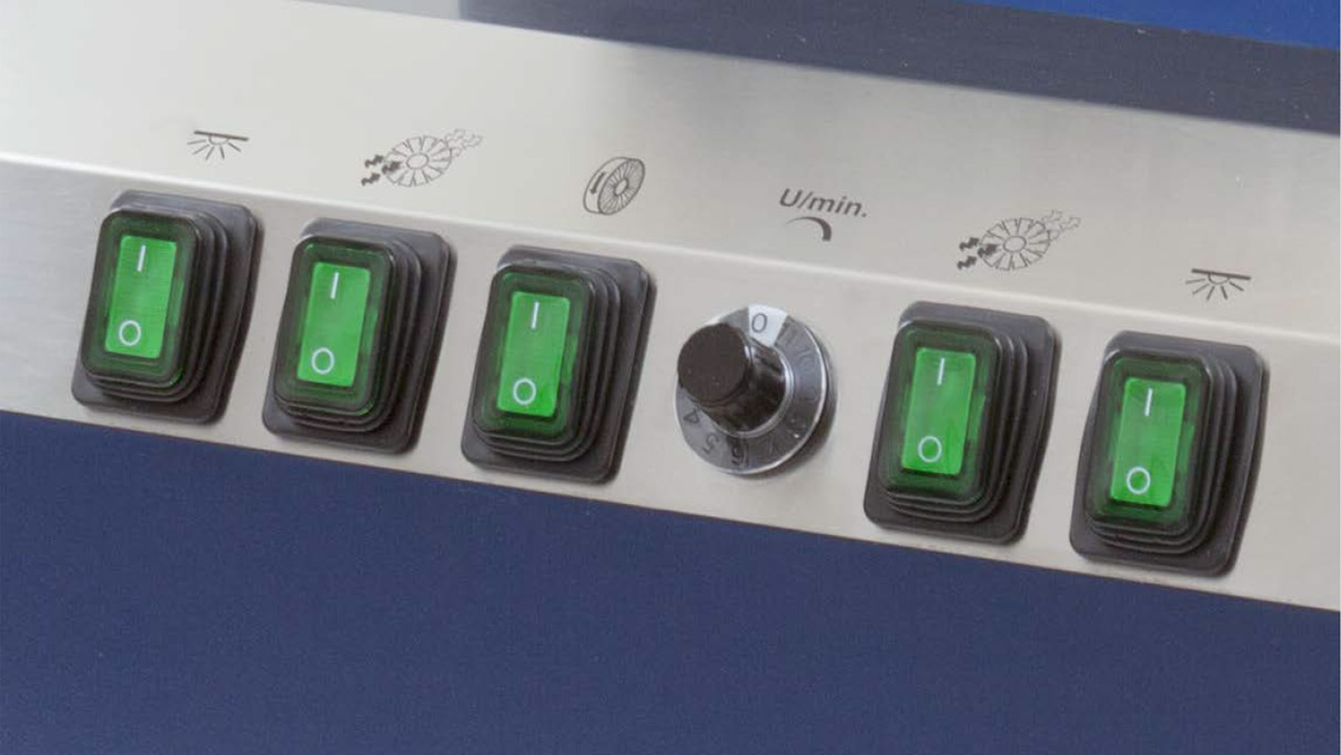 Polisseuse Polimaxx 2, avec aspiration, en continu, 2 postes de travail, sans entretien